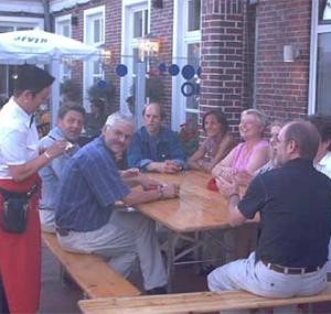 Ausklang auf der Terrasse von Martini